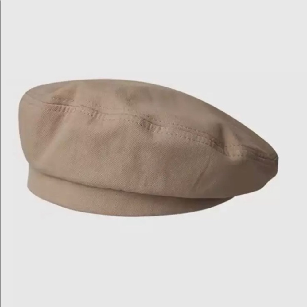 Chic Tan Painter Hat Retro Cap Beret Accessory